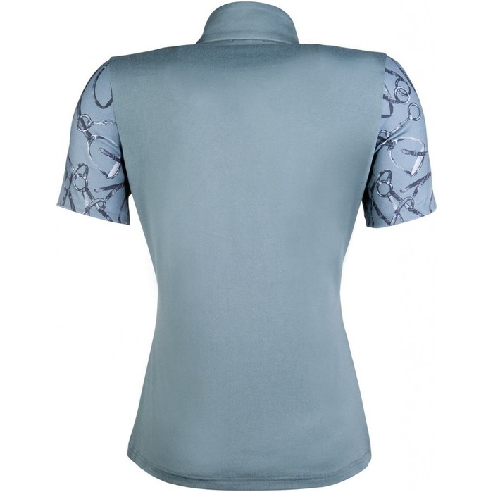 2022 HKM Womens Monaco Style Short Sleeve Functional Shirt 13524 - Sage